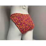 SMALL FLOWERS TRIANGLE TOP AND 3/4 BACK HIGH LEG BOTTOM