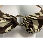 HALTER WITH RING WITH THREE-QUARTER BACK LOW RISE BOTTOMS