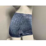 METALIC BLUE FULL SWIM SHORT SIZE LARGE