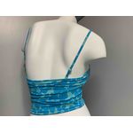 LIGHT BLUE FLORAL TANKINI SIZE SMALL