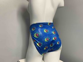 PEACOCK HI-WAIST FULL BOTTOM SIZE LARGE