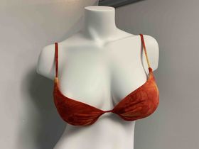 RUSTY ORANGE LEAF FOAM PAD PUSH UP TOP