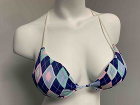 MULTI COLORED UNDERWIRE FIBERFILL TOP SIZE SMALL