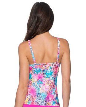 SUNSETS 77 WHIMSY FOREVER TANKINI TOP