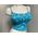 LIGHT BLUE FLORAL TANKINI SIZE SMALL