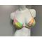 MULTICOLORED PASTEL UNDERWIRE TOP SIZE SMALL