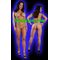 AQUA FLOWER MICRO THONG SET