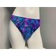 PURPLE AND BLUE FLOWERS MID RISE FULL BACK BOTTOM  SIZE 14